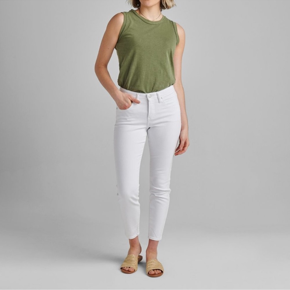 Jag Mid Rise Skinny Jeans White Size 8/29